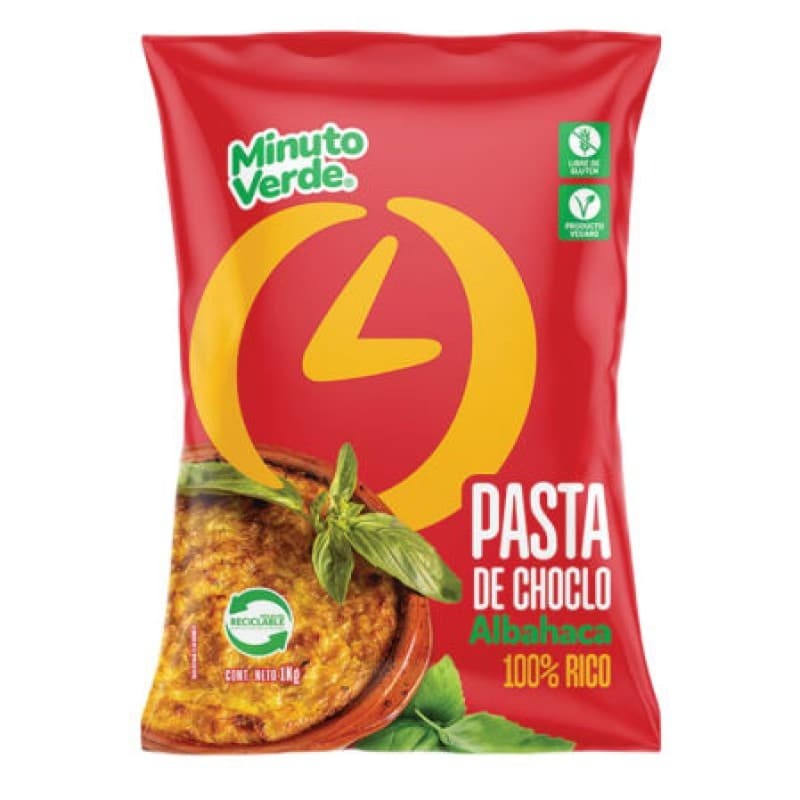 Imagen de Pasta de choclo minuto verde congelada con albahaca 1 kg
